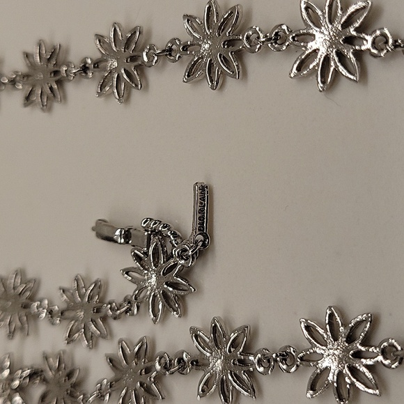 Vintage D'Orlan Silver-Tone Sunflower Necklace - Picture 7 of 7